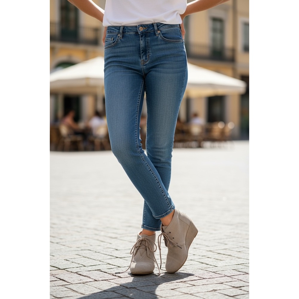 TOMS Suede Ankle Booties Wedge‎ Heel Lace Up Comfort Casual Women's Shoes